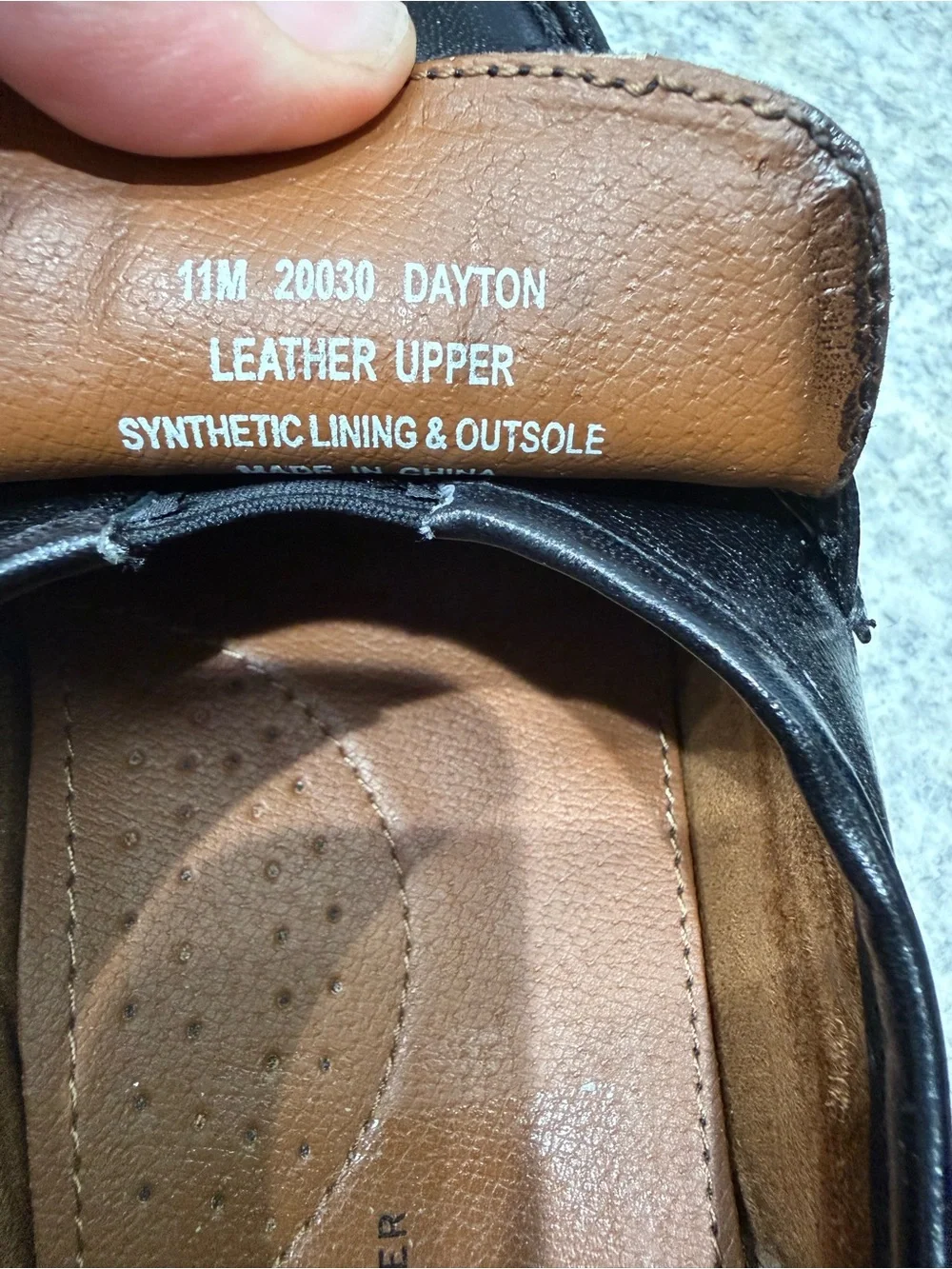 French Shriner Classic Black Leather Penny Loafers - Men's Dress Shoes size 11M
